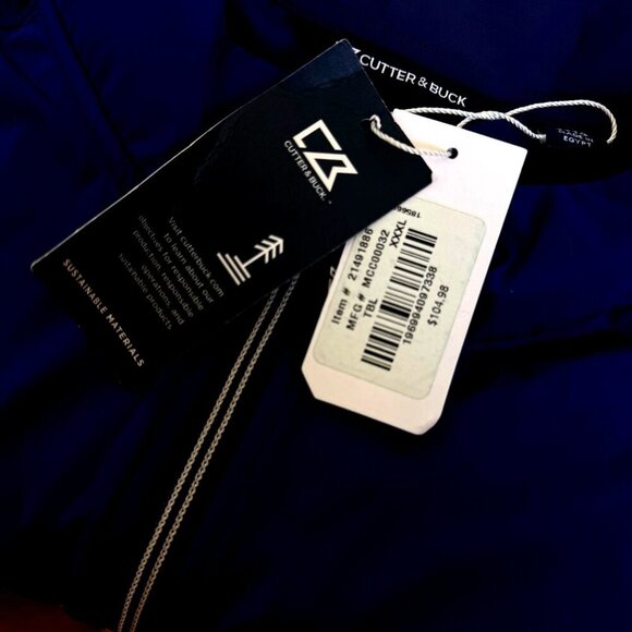 Cutter & Buck NCAA LMU‎ Loyola Marymount Mens 3XL Zip Jacket Adapt Eco Knit - Picture 9 of 9